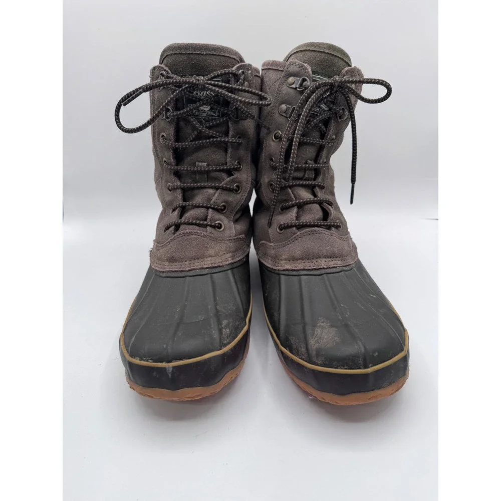 G.H. Bass‎ 10 Brown Duck Boots Men's Superior Leather Upper Winter